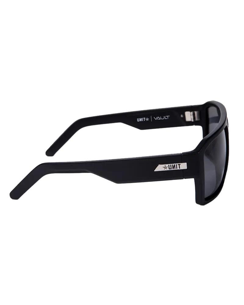 Vault Polarised Sunglasses - Matte Black
