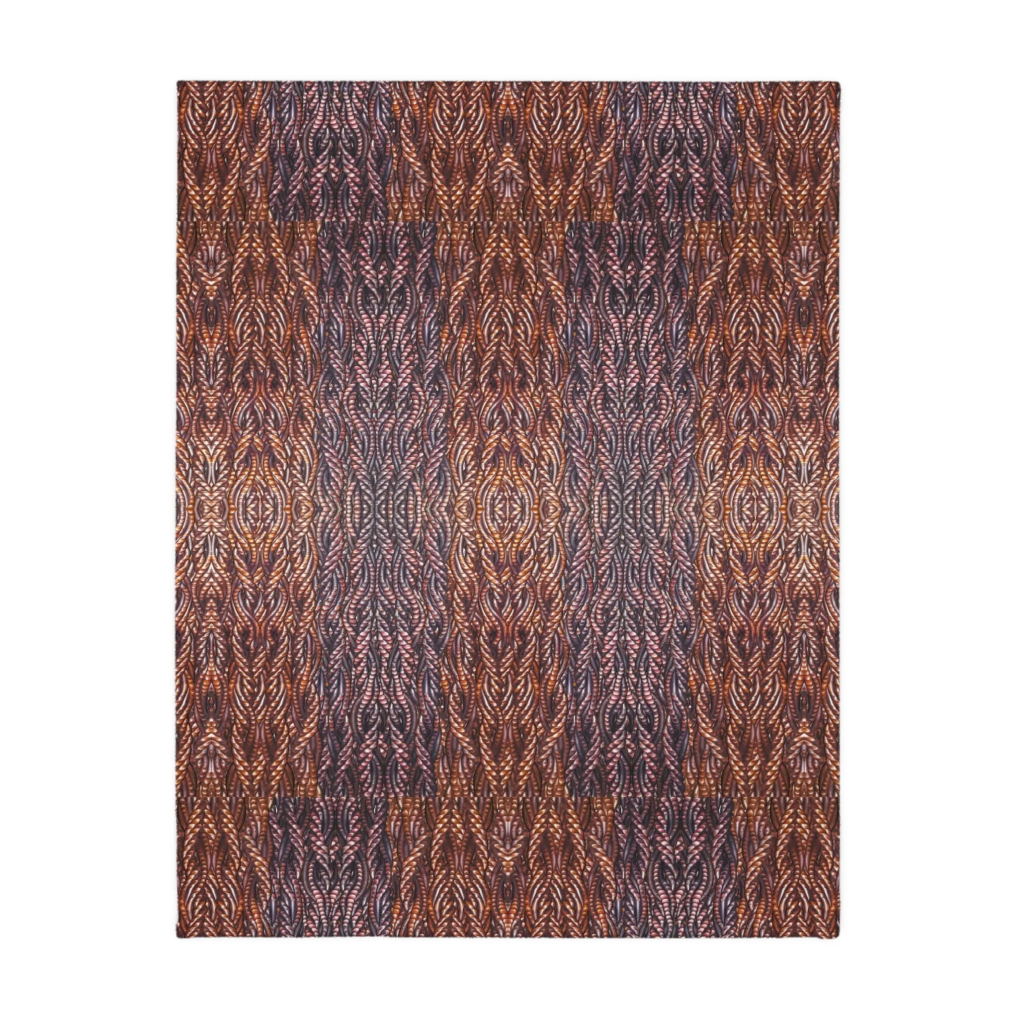 Velveteen Minky Blanket (Grail Hearth Core Copper Fabric) RJSTHw2023 RJS