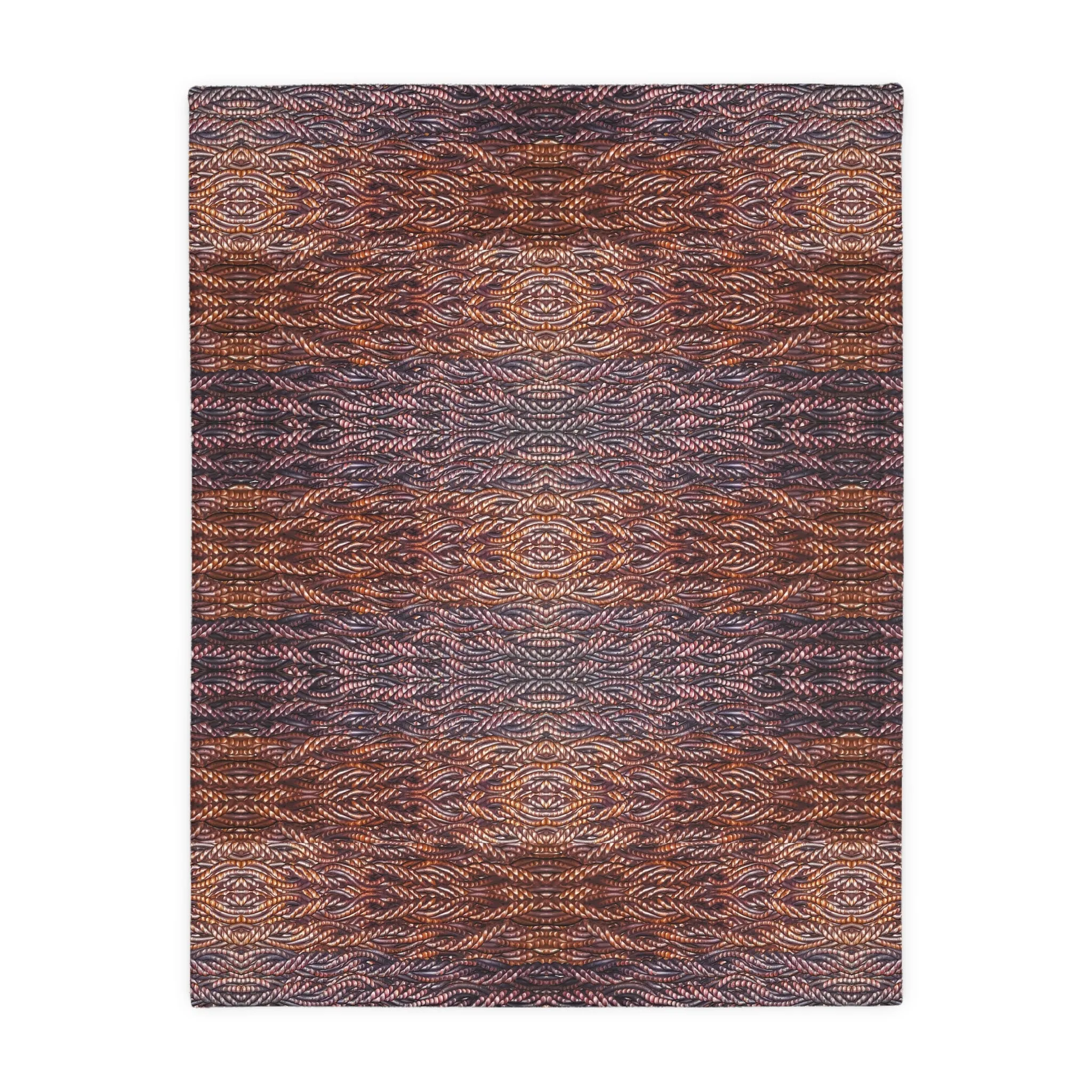 Velveteen Minky Blanket (Grail Hearth Core Copper Fabric) RJSTHw2023 RJS