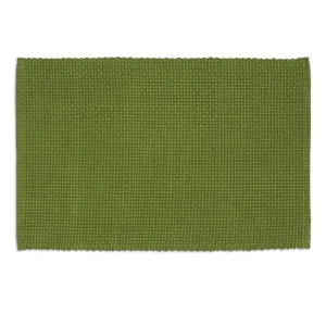 Vine Green Chunky Weave Placemat