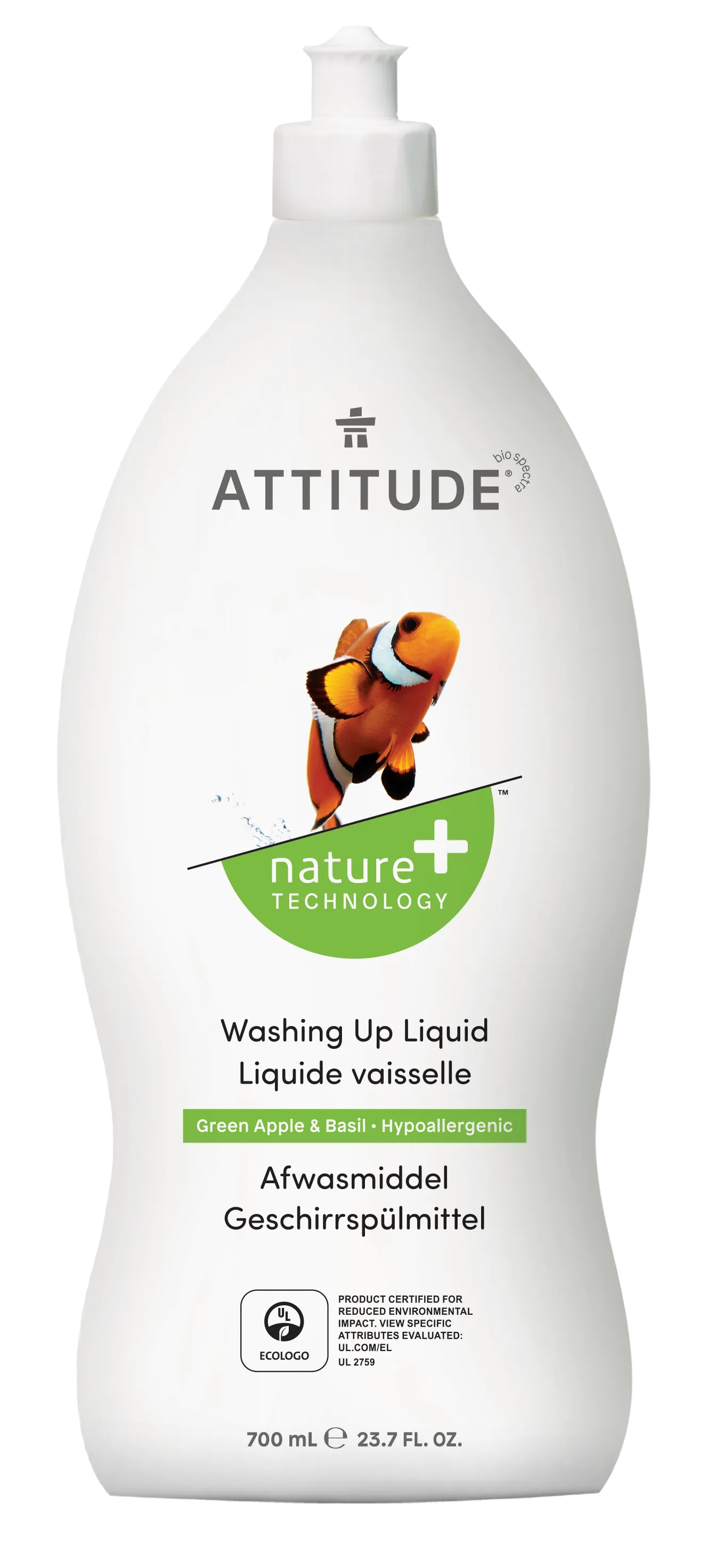 Washing Up Liquid - Green Apple and Basil