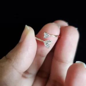 WESTERN CZ RING  Rose Gold