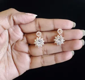 WESTERN SHORT EARRING Rose Gold