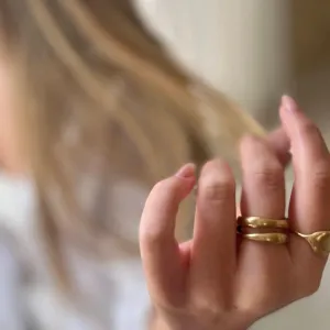 Whisper of Nature Gold Ring