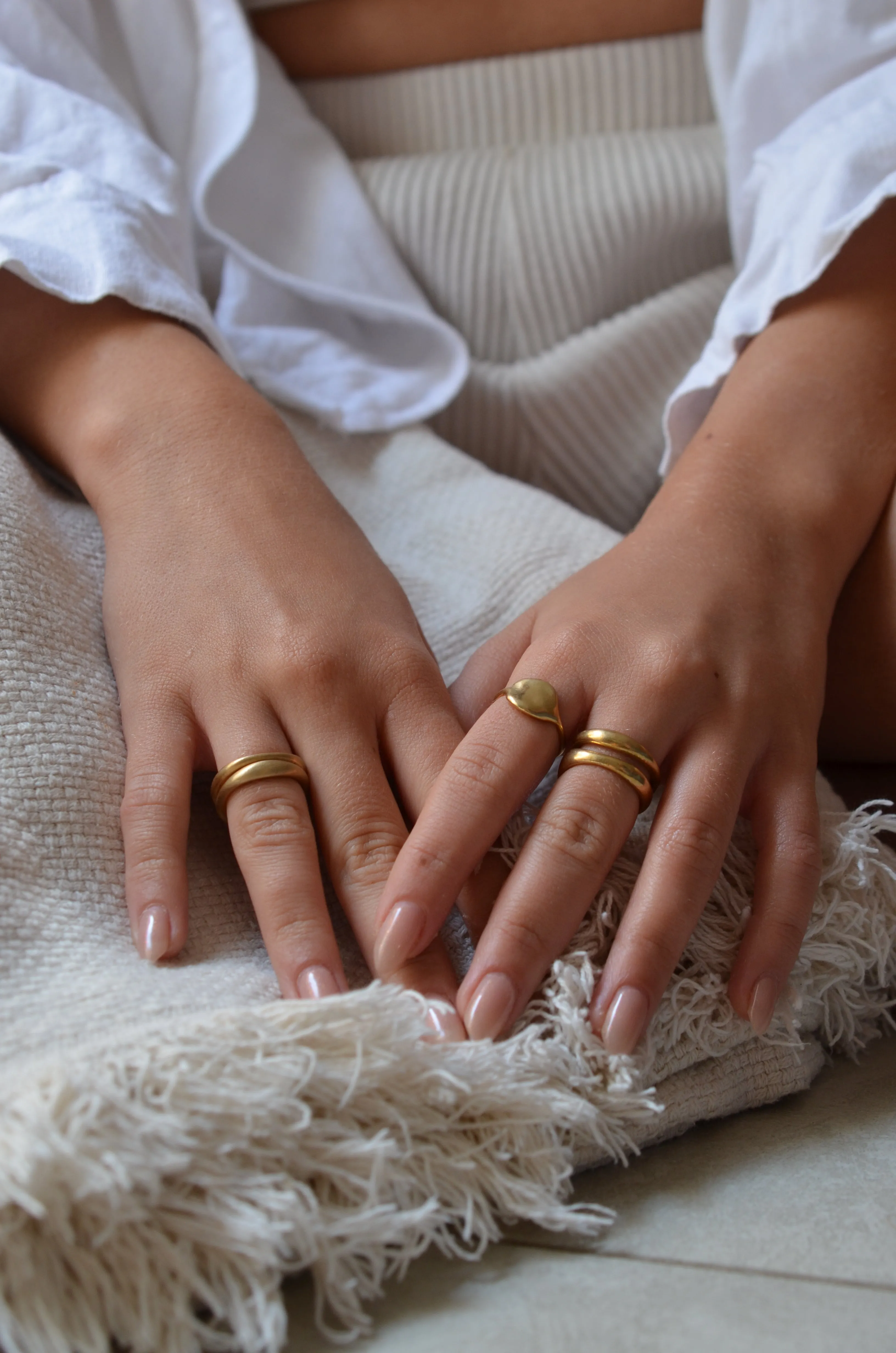 Whisper of Nature Gold Ring