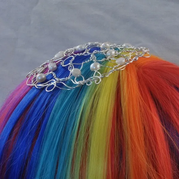 White Pearl Kippah