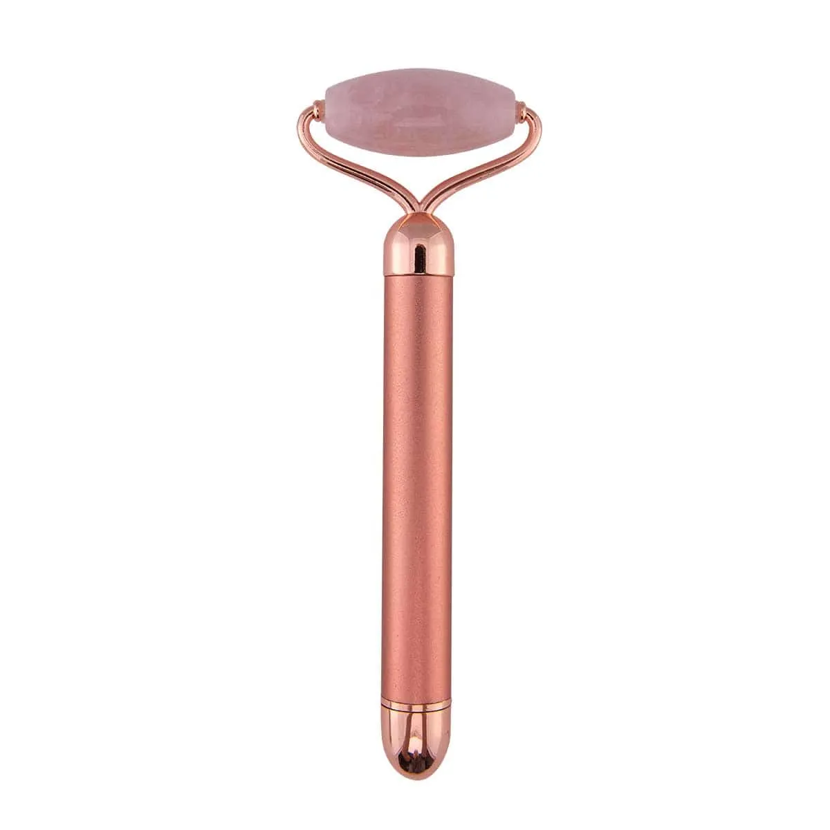 Wholesale Rose Quartz Vibrating Facial Massage Roller Displayer of 6