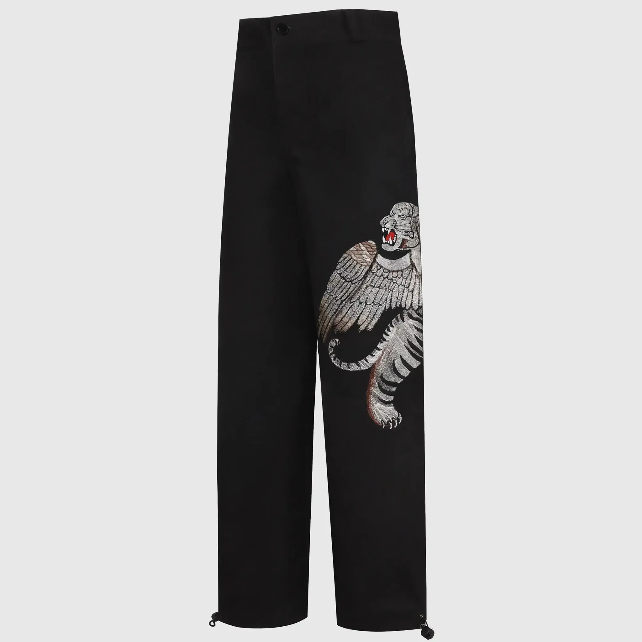 WINGED TIGER EMBROIDERED PANTS