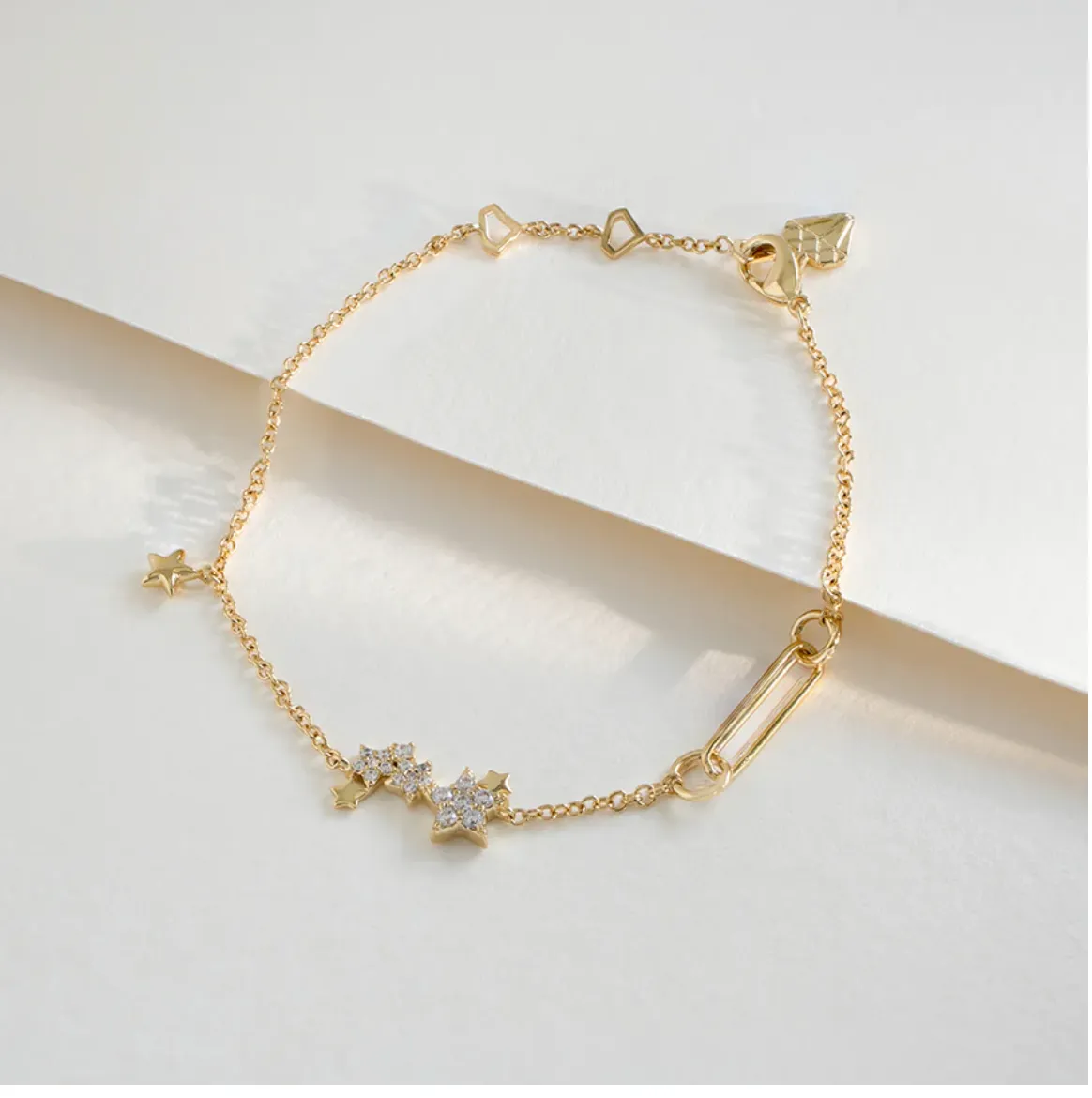 Wish Upon The Stars Gold Bracelet