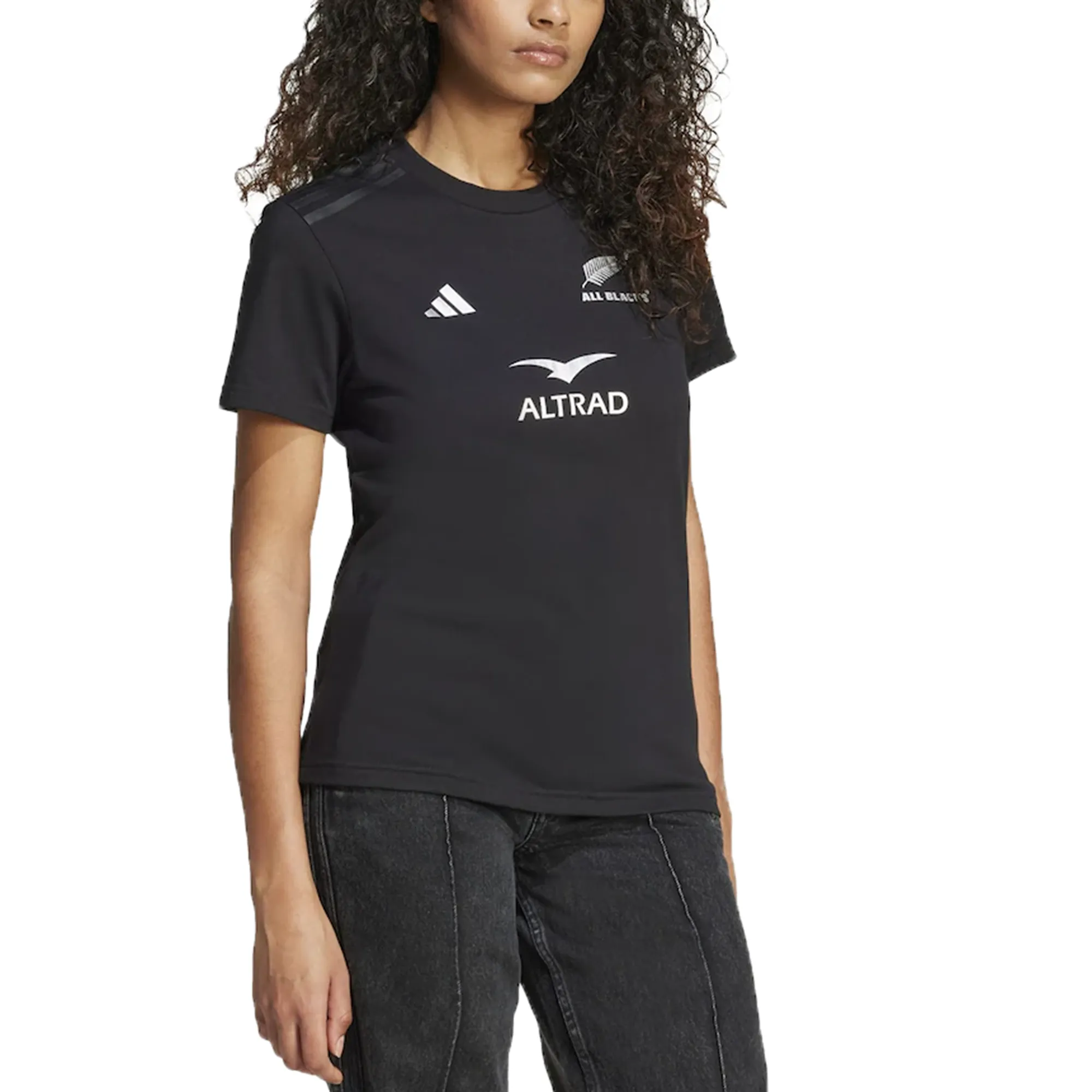 Women's Black Ferns 24/25 Home Supporters T-Shirt by adidas