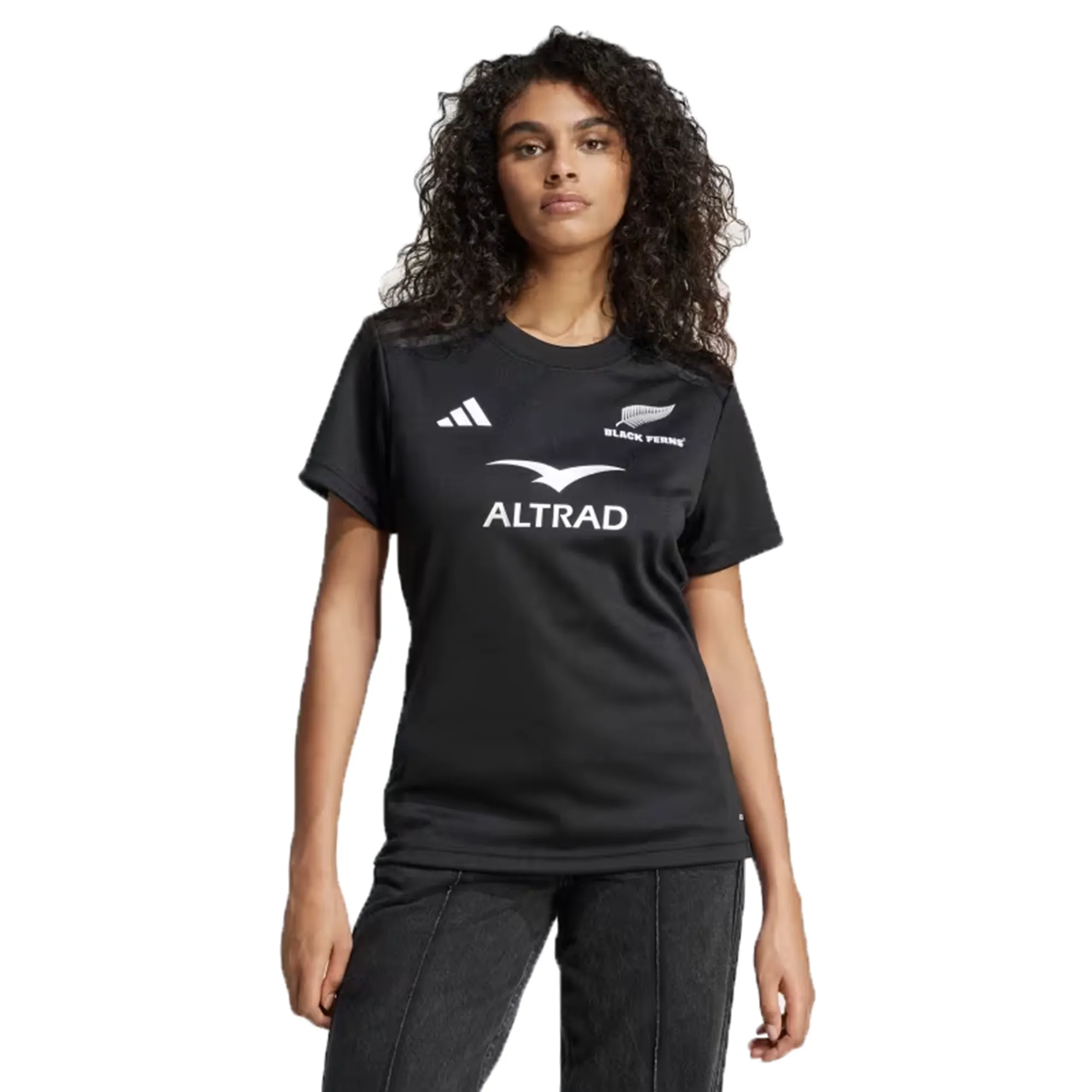 Women's Black Ferns 24/25 Home Supporters T-Shirt by adidas