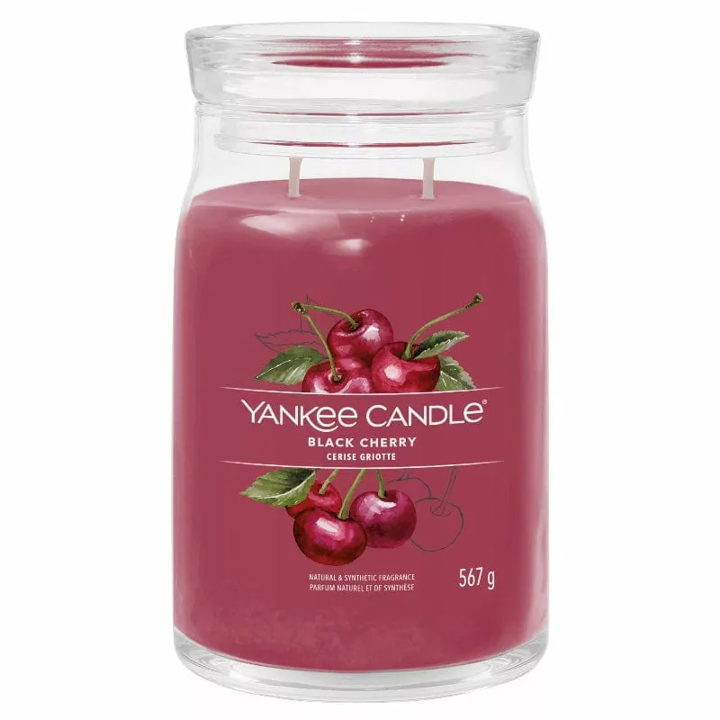 Yankee Candle Signature Large Jar Black Cherry 567g