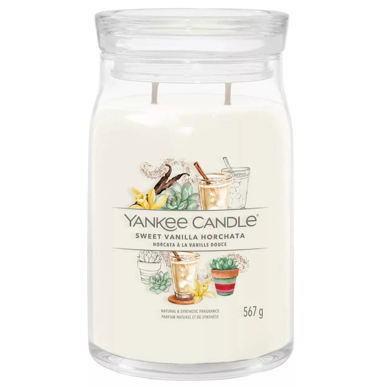 Yankee Candle Signature Large Jar Sweet Vanilla Horchata 567g