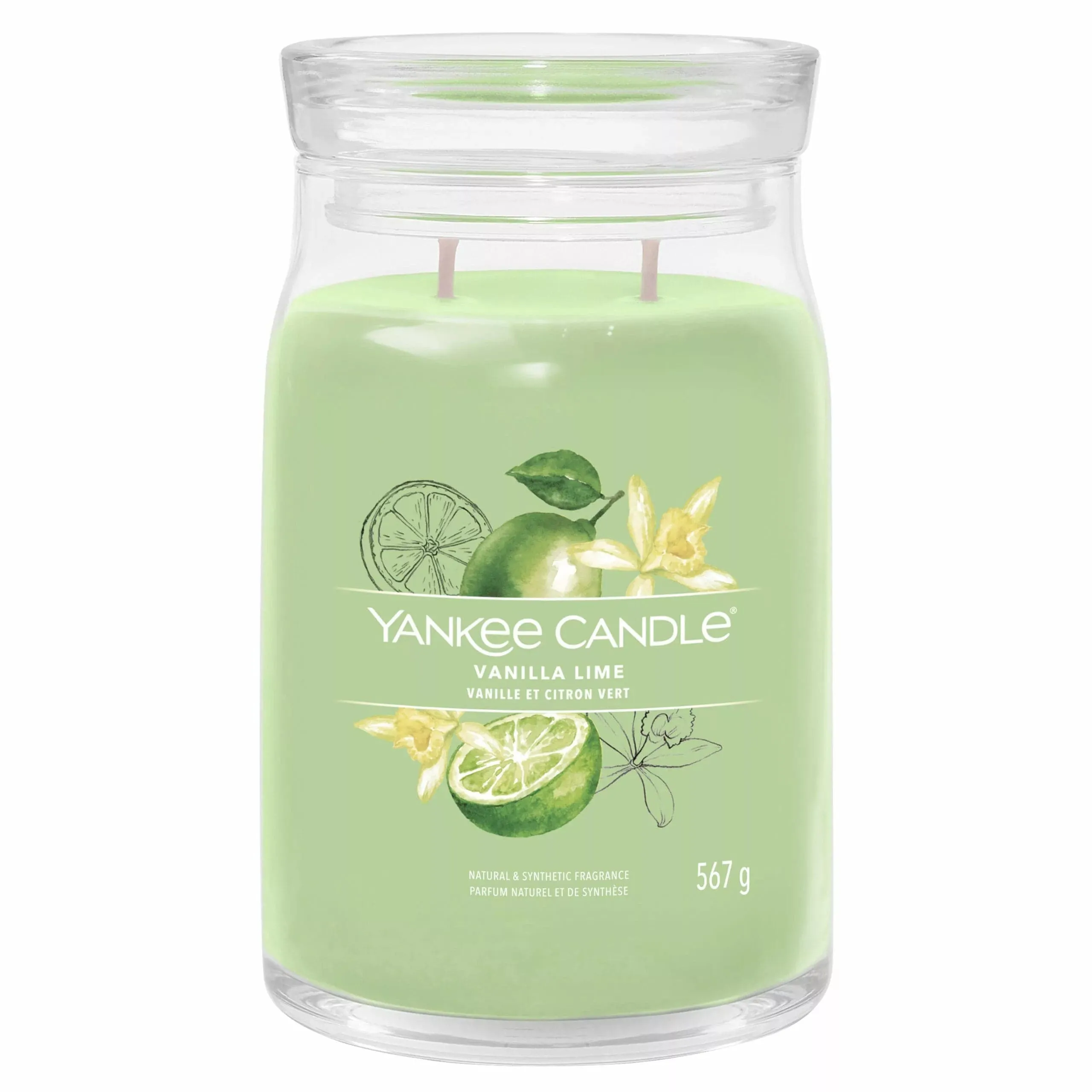 Yankee Candle Signature Large Jar Vanilla Lime 567g