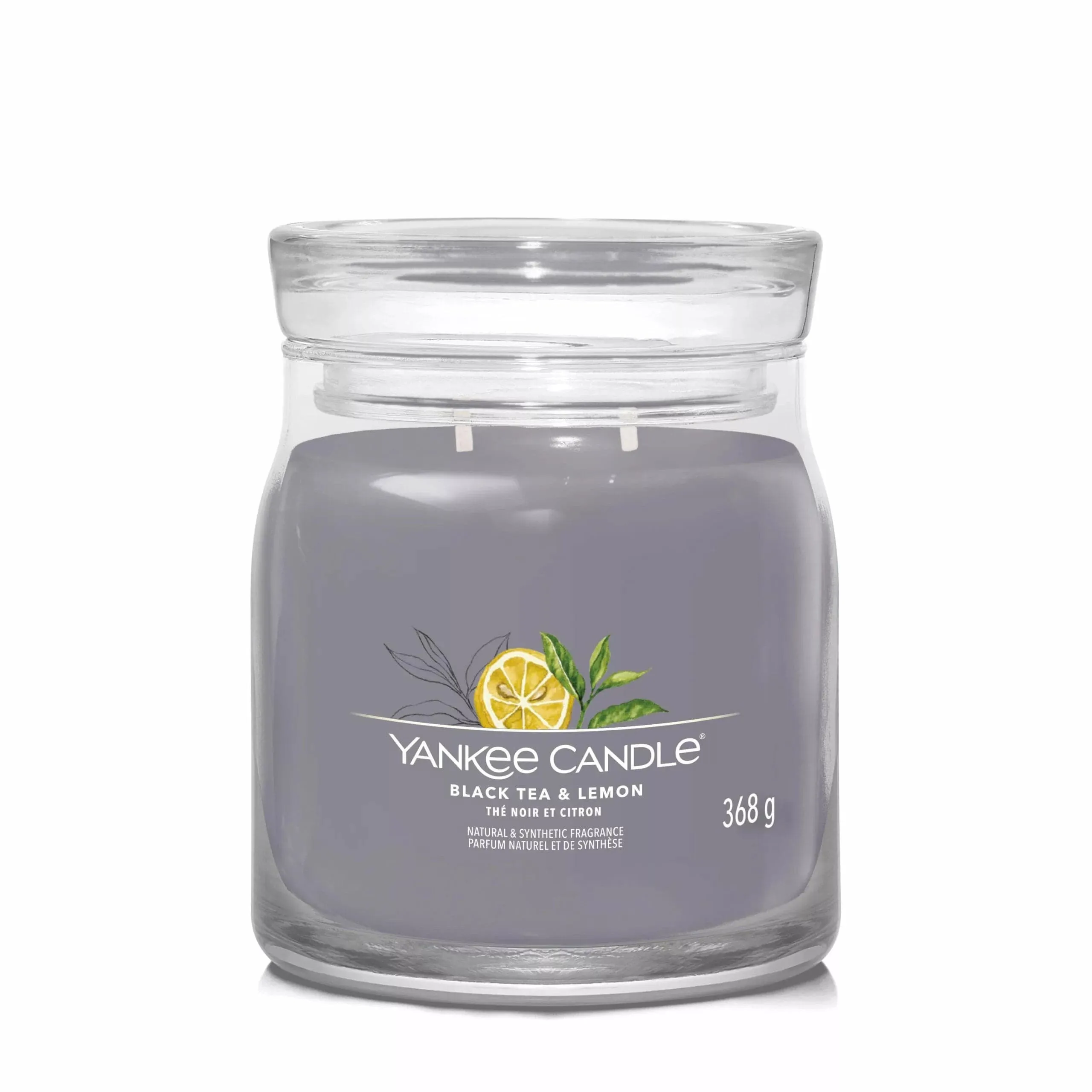 Yankee Candle Signature Medium Jar Black Tea & Lemon 368g