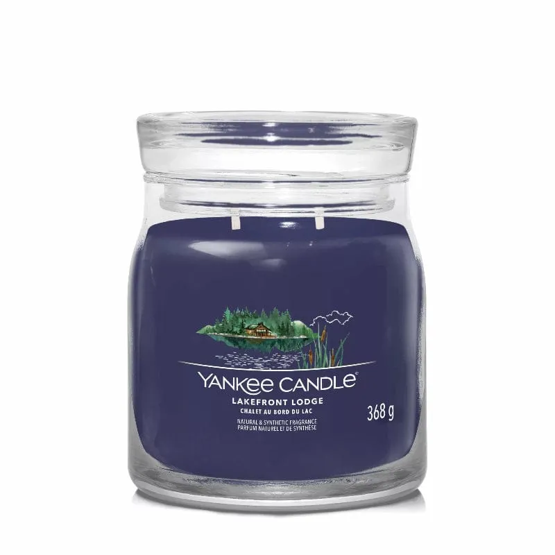 Yankee Candle Signature Medium Jar Lakefront Lodge 368g