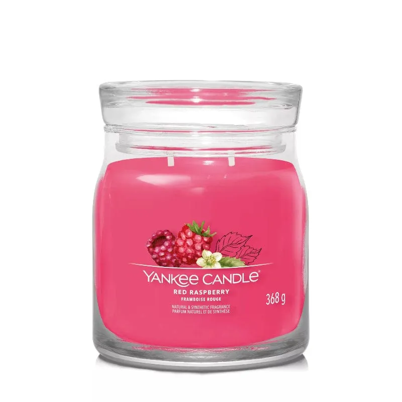 Yankee Candle Signature Medium Jar Red Raspberry 368g