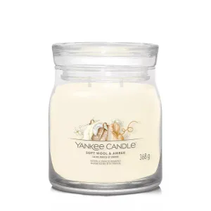 Yankee Candle Signature Medium Jar Soft Wool & Amber 368g
