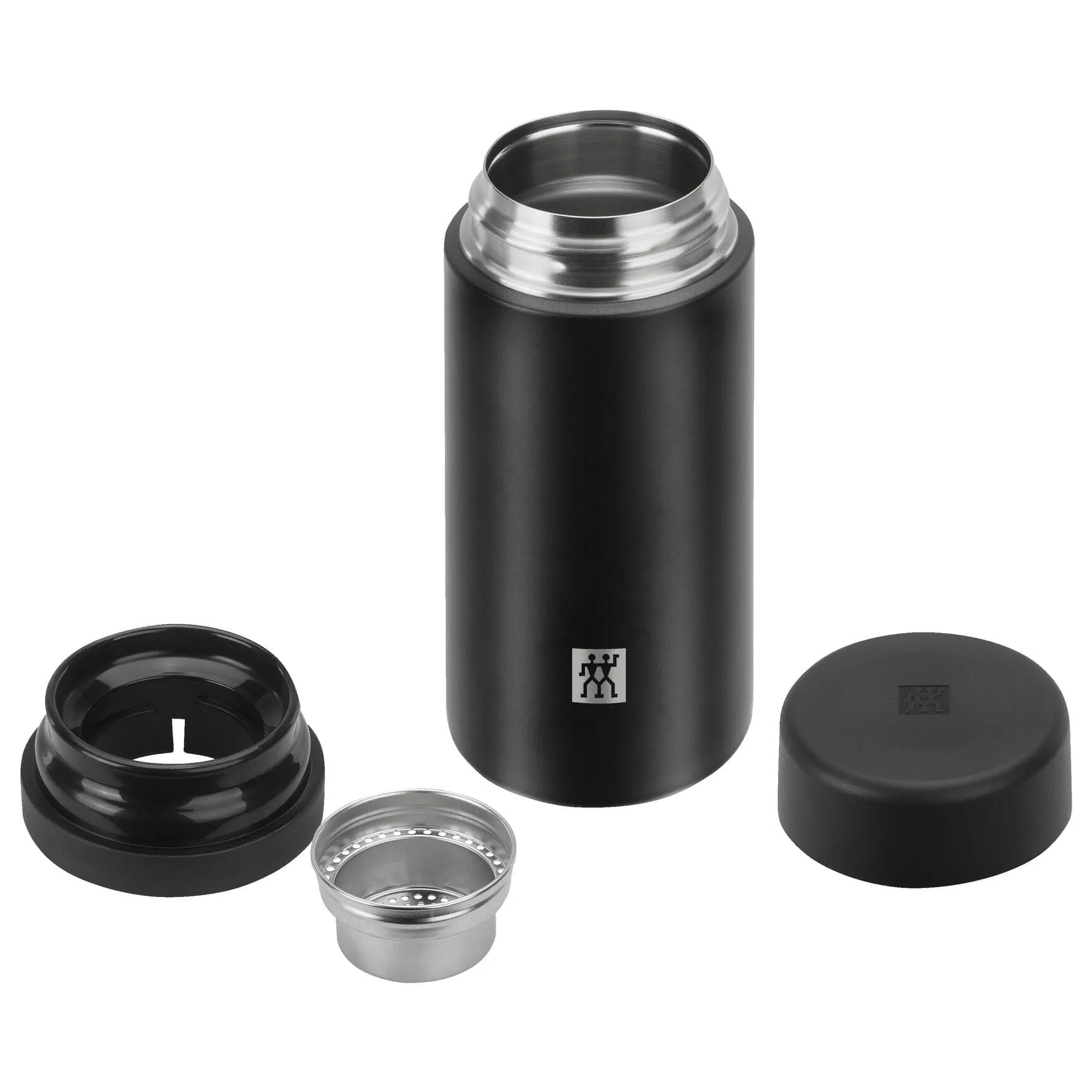 Zwilling Thermo 420ml Tea & Fruit Infuser Bottle Black ZW39500-512