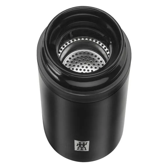 Zwilling Thermo 420ml Tea & Fruit Infuser Bottle Black ZW39500-512